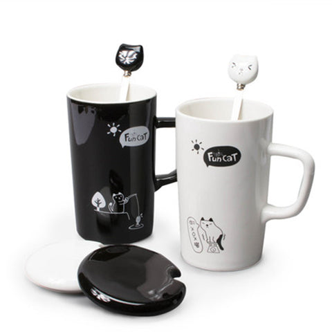 Creative Porcelain Tea Mug Set