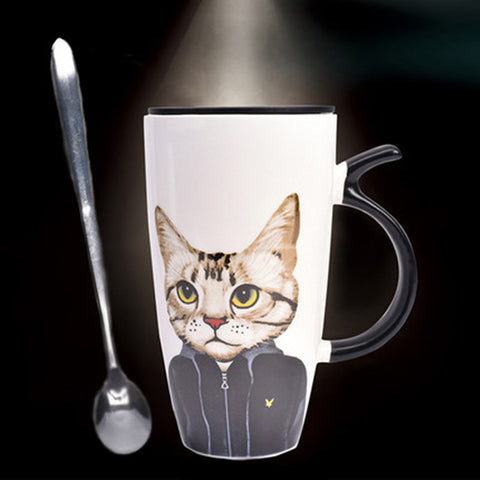 Creative Porcelain Tea Mug Set