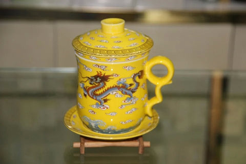 Dragon Style Porcelain Tea cup