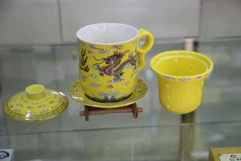 Dragon Style Porcelain Tea cup