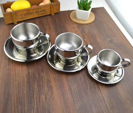 Fascinating Stainless Steel Tea Cup Set
