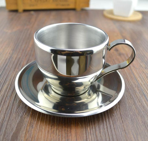 Fascinating Stainless Steel Tea Cup Set