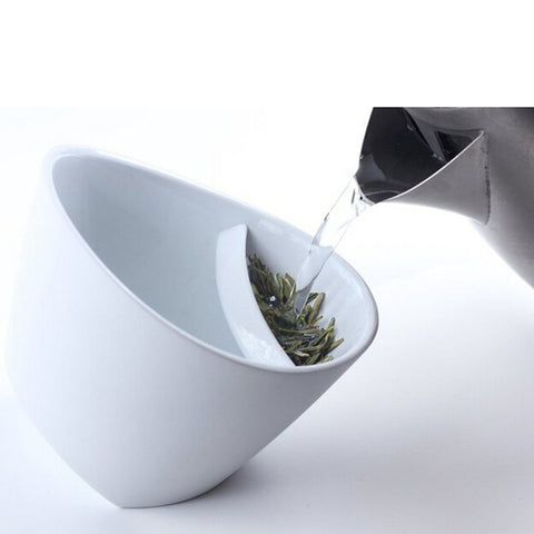Plastic Teacup Tilt With Tea Infuser