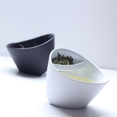 Plastic Teacup Tilt With Tea Infuser