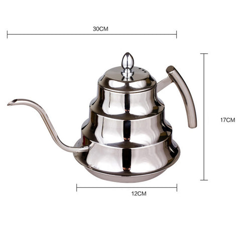 Stainless Steel Safety Handle Kettle Teapot