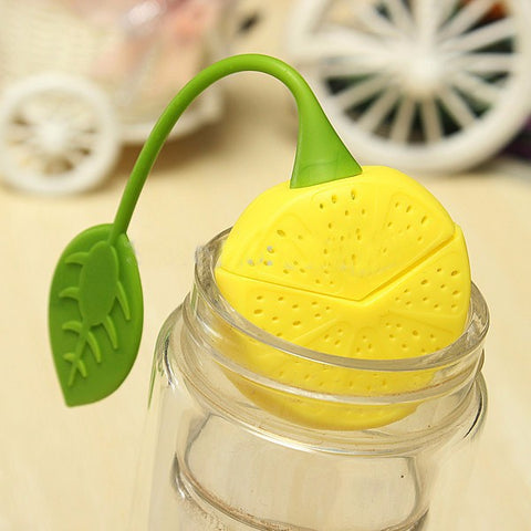 Yellow Lemon Shape Tea Infuser