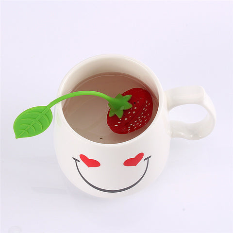 Silicone Strawberry Spice Filter Tea Infuser