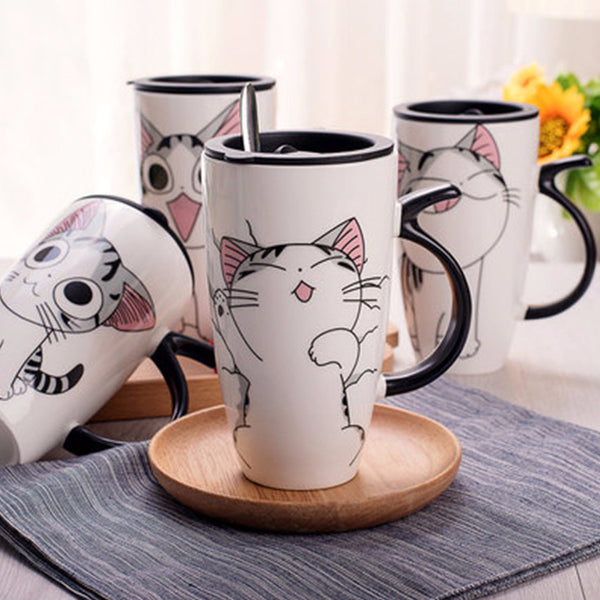 Creative Porcelain Tea Mug Set